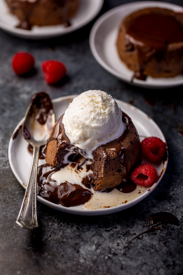 Grand Marnier Molten Chocolate Cakes are rich, decadent, and so delicious! And you won't believe how easy they are to make!