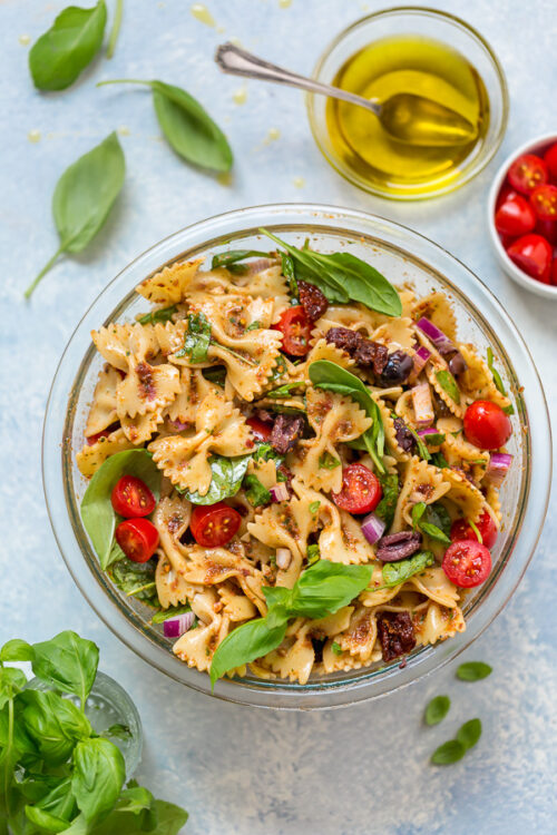 You're going to love this fresh and flavorful pasta salad! And it's delicious served cold, warm, or at room temperature. Try it once... crave it ALWAYS!
