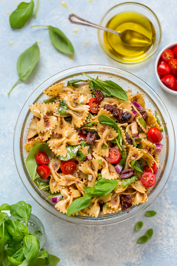 You're going to love this fresh and flavorful pasta salad! And it's delicious served cold, warm, or at room temperature. Try it once... crave it ALWAYS!