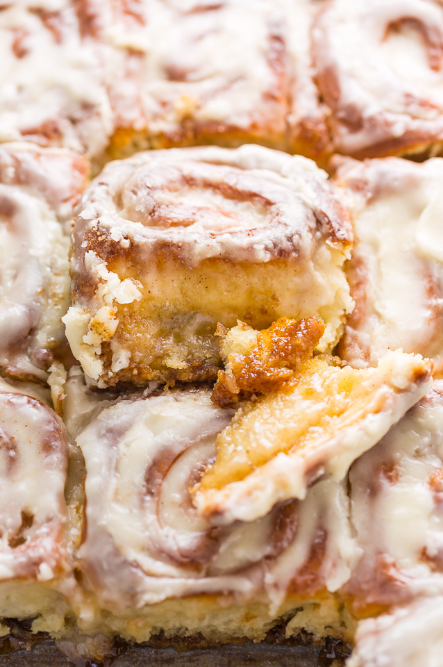 Say hello to the BEST Easy Overnight Cinnamon Rolls! So fluffy and delicious you'll want to make them every weekend!