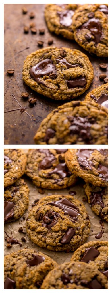 Coffee Cardamom Chocolate Chunk Cookies are thick, chewy, and so flavorful! The best part is they're freezer friendly!!!