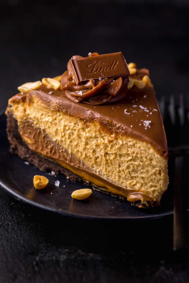 This no-bake Creamy Peanut Butter Pie recipe tastes like a giant peanut butter cup. Make up to 2 days in advance, cover with plastic wrap, and chill the pie in the fridge until needed.