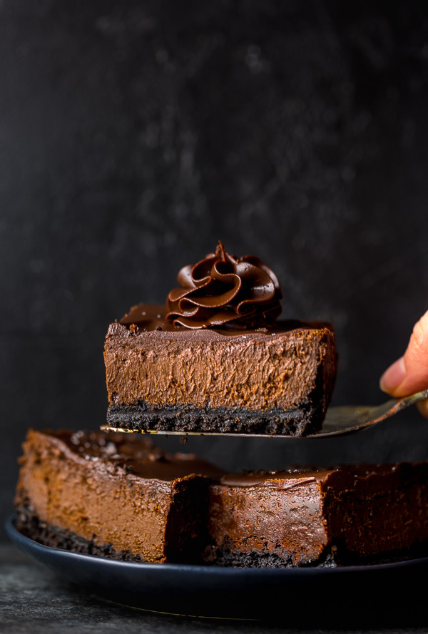 Dark Chocolate Cheesecake Bites