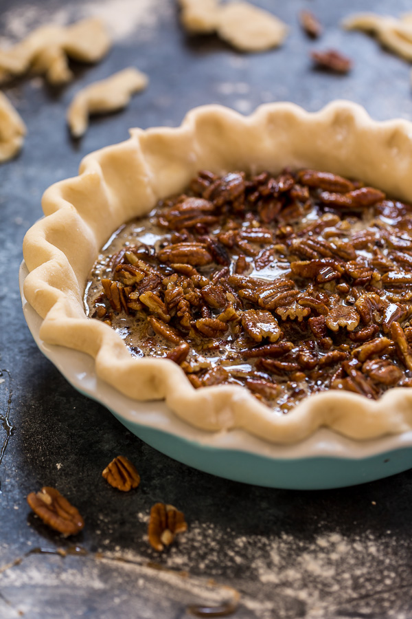 If you've been searching for a no corn syrup pecan pie that tastes AMAZING, look no further! Because this recipe is pure perfection. And sure to be a hit at your holiday celebrations!