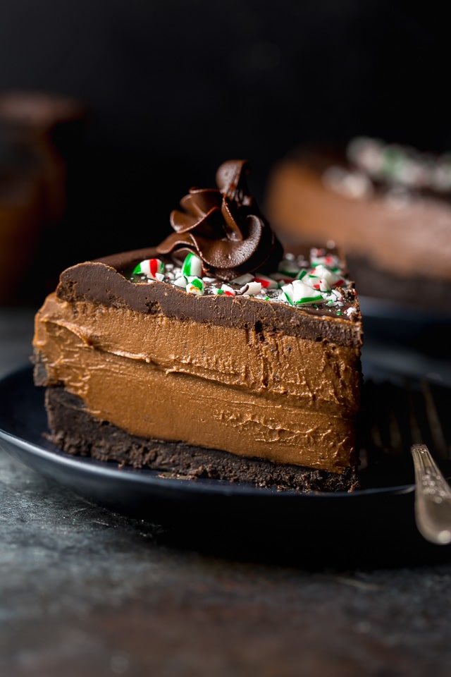 NoBake Peppermint Mocha Cheesecake Baker by Nature