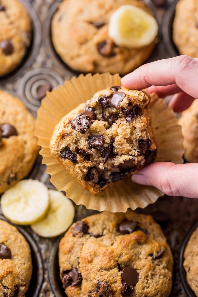 Featured image of post Steps to Make Banana Chocolate Chip Muffins Recipe Uk