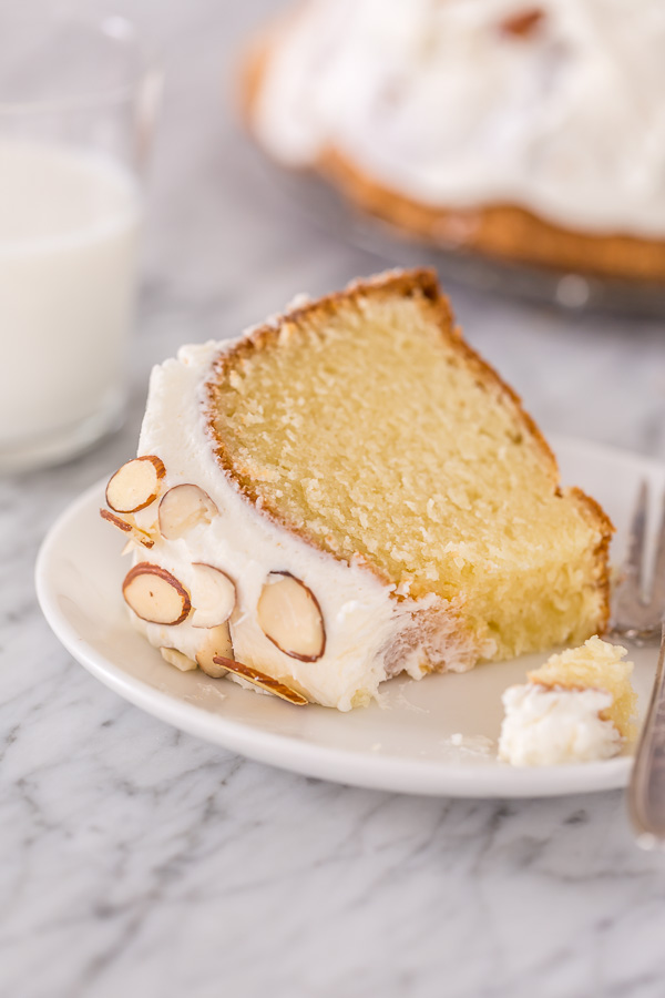 Almond Amaretto Pound Cake Recipe Baker by Nature