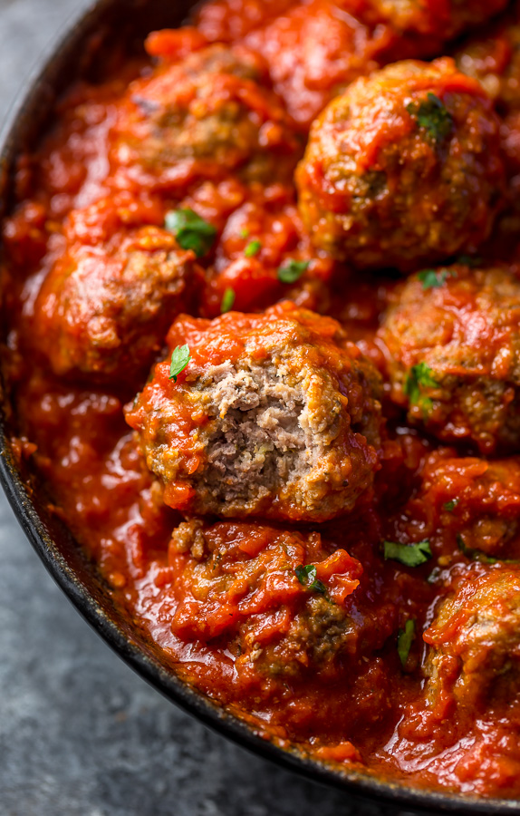 Easy Baked Meatballs Recipe & Video Baker by Nature