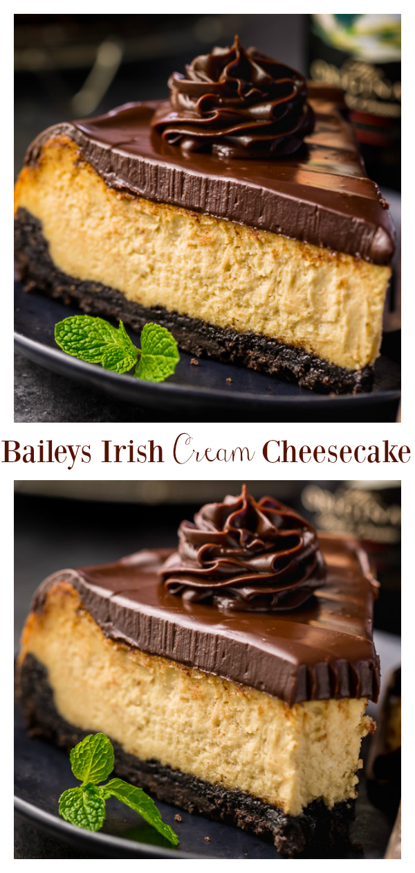 Baileys Irish Cream Cheesecake - Baker by Nature