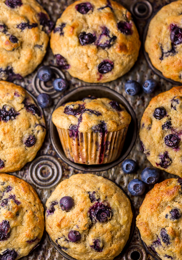 Healthy Blueberry Muffins {Easy and Freezer-Friendly!} - WellPlated.com