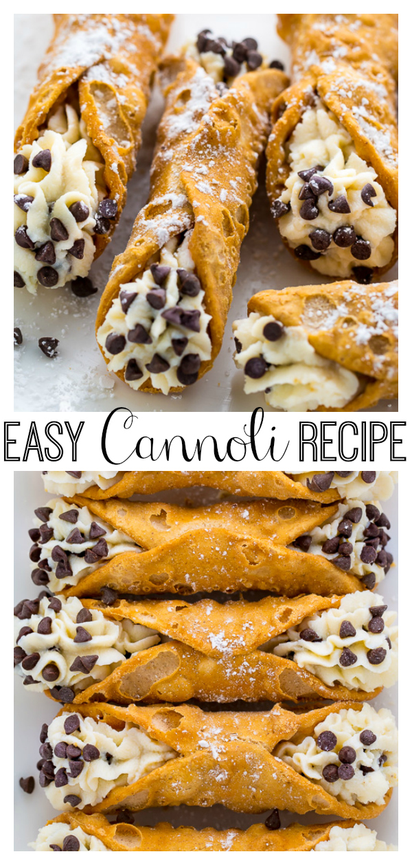 An easy and delicious recipe for 5-Ingredient Cannolis! This classic Italian dessert is always a crowd-pleaser. So if you've been searching for a foolproof recipe for cannoli filling, this one's for you!