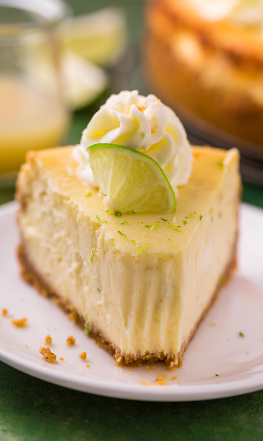 Key Lime Cheesecake - Baker by Nature