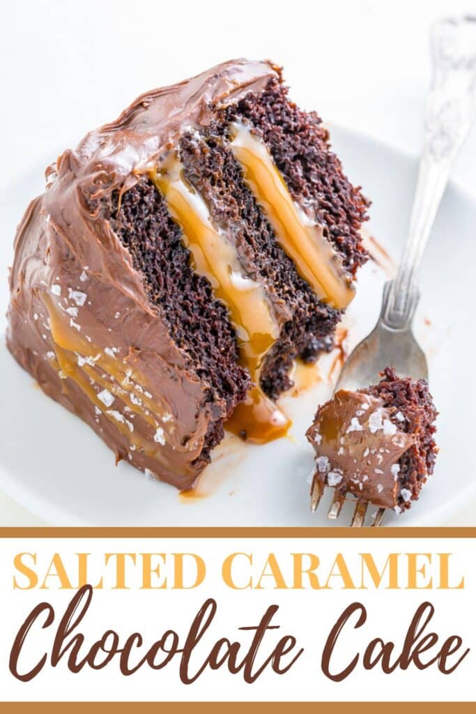Salted Caramel Chocolate Cake Baker by Nature