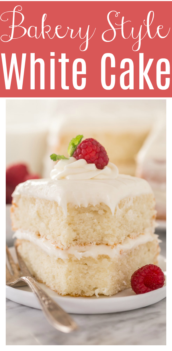 This is the BEST white cake recipe you'll ever bake! Each slice is moist, fluffy, and so delicious. This tender snow white cake recipe is made completely from scratch and with simple ingredients!