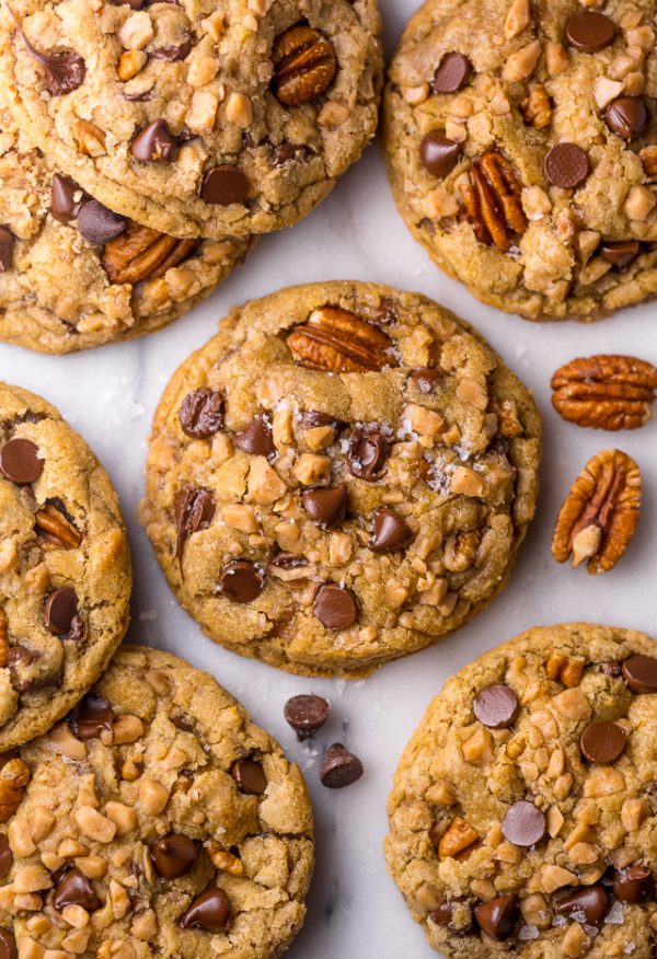 Brown Butter Toffee Cookies Baker by Nature