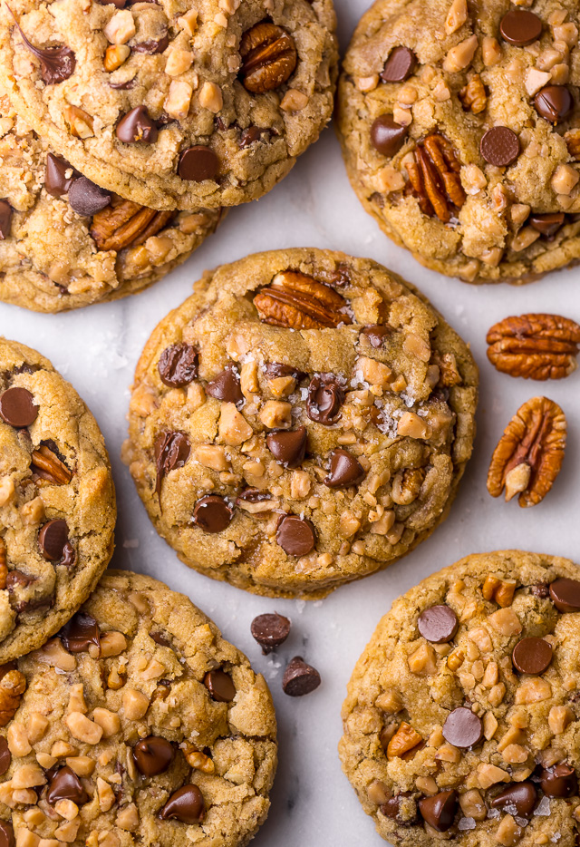 Brown Butter Toffee Cookies