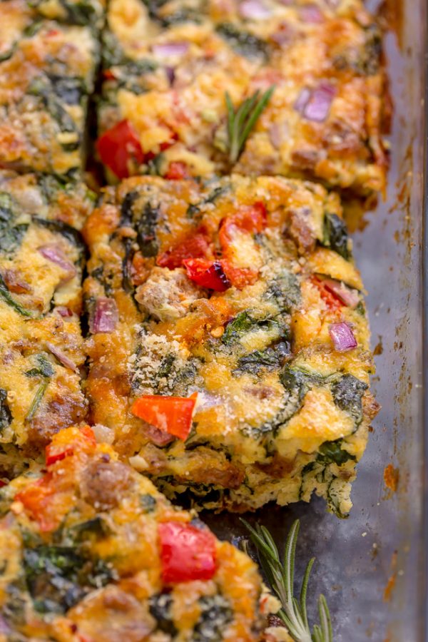 Easy Overnight Italian Breakfast Casserole Baker by Nature
