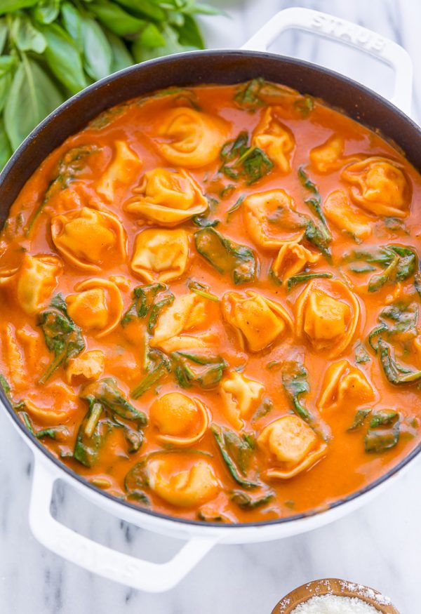 Tomato Tortellini Soup Baker by Nature