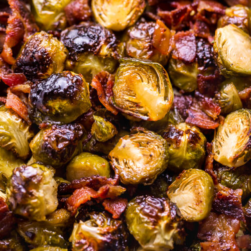 Bacon Up Apple-Pecan Brussels Sprouts - Bacon Up Bacon Grease