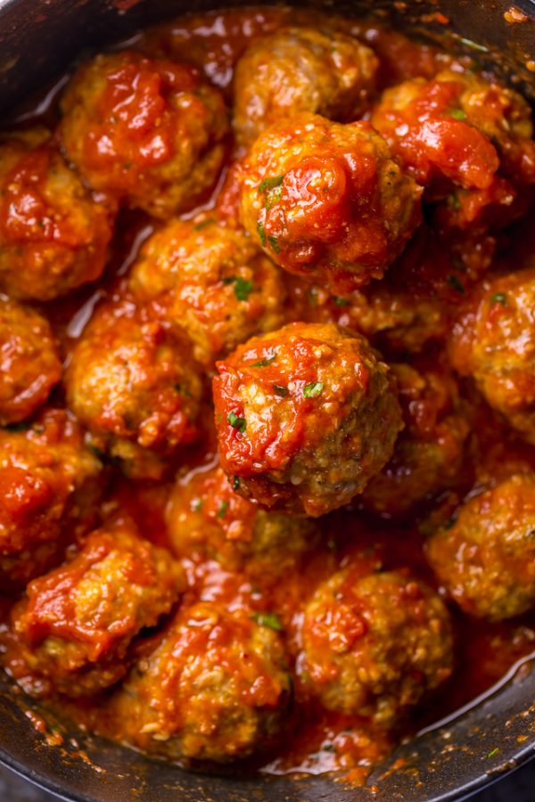 Italian Sausage Meatballs Baker by Nature