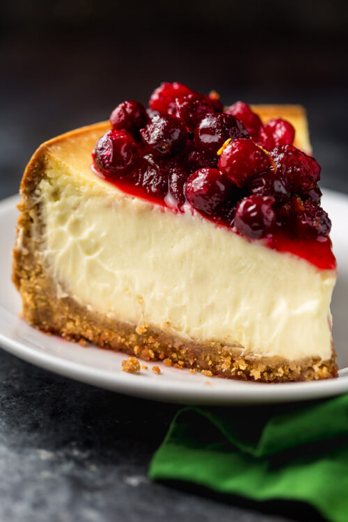 Orange Ricotta Cheesecake - Baker by Nature