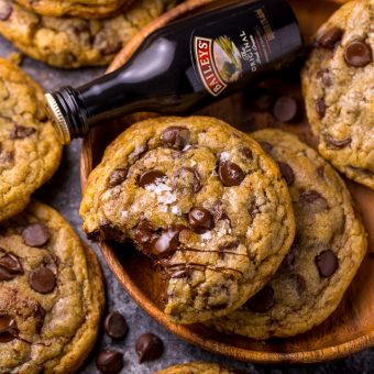 Baileys Irish Cream Chocolate Chip Cookies