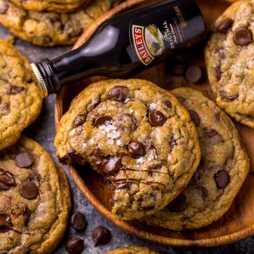 Baileys Irish Cream Chocolate Chip Cookies