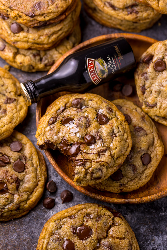 Baileys Irish Cream Chocolate Chip Cookies 