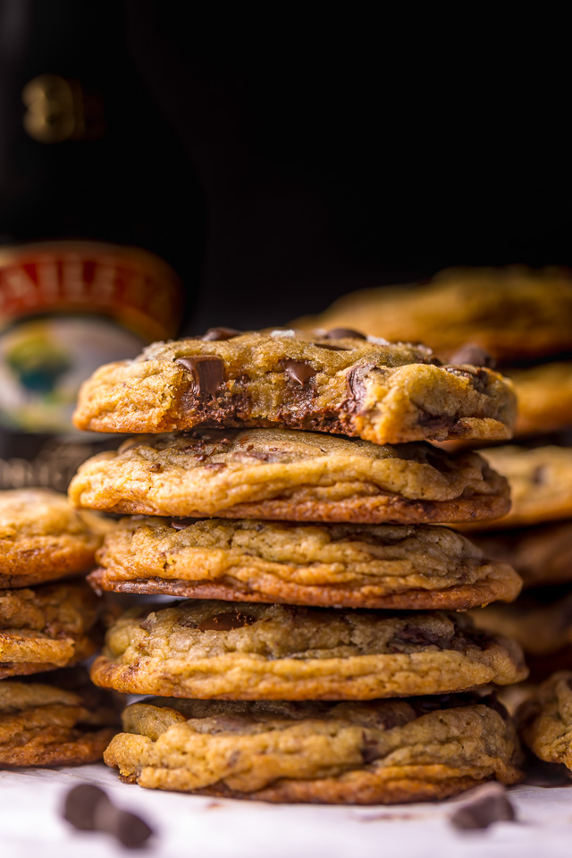 Baileys Irish Cream Chocolate Chip Cookies - Baker by Nature