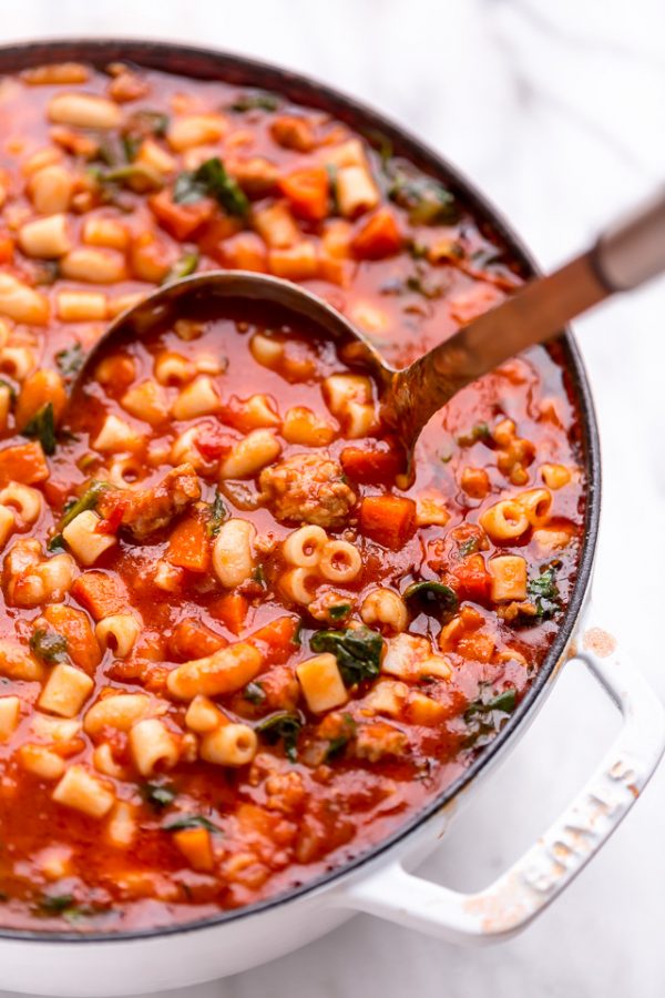 Easy Pasta Fagioli Soup Recipe Baker by Nature