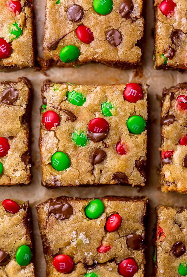 Cherry M & M Blondies 