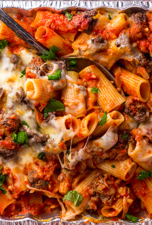 Baked Rigatoni with Beef