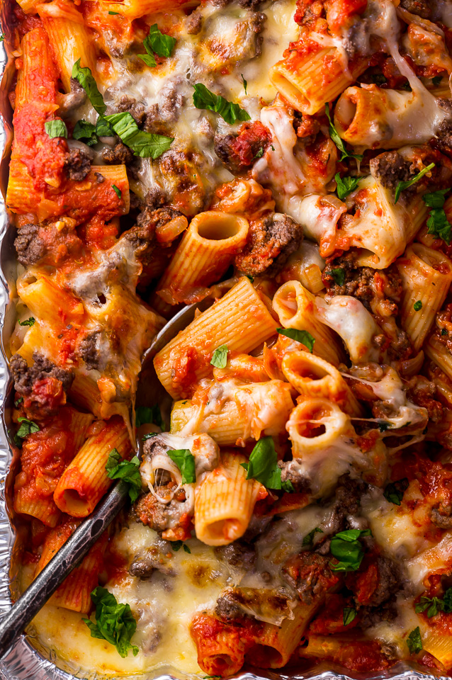 Baked Rigatoni with Beef