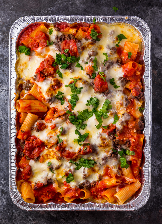 Baked Rigatoni with Beef