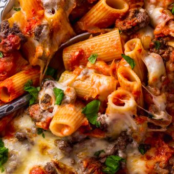 Baked Rigatoni with Beef