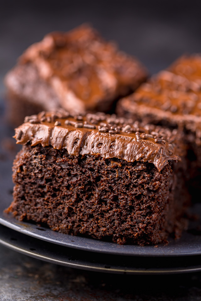 Half Sheet Chocolate Cake Recipe