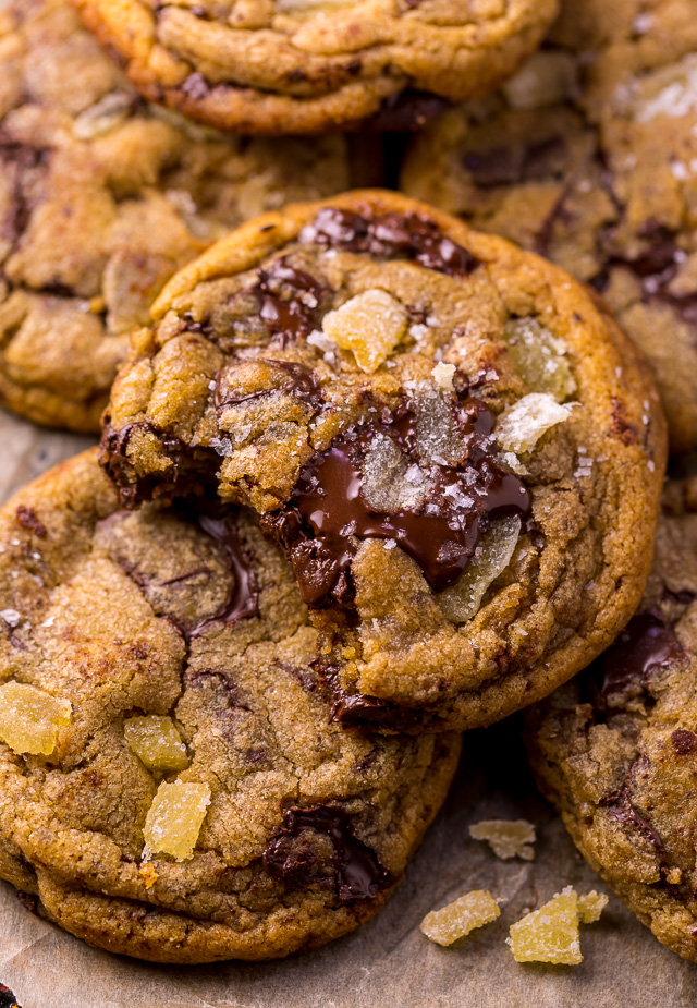 Ginger Chocolate Chunk Cookies 