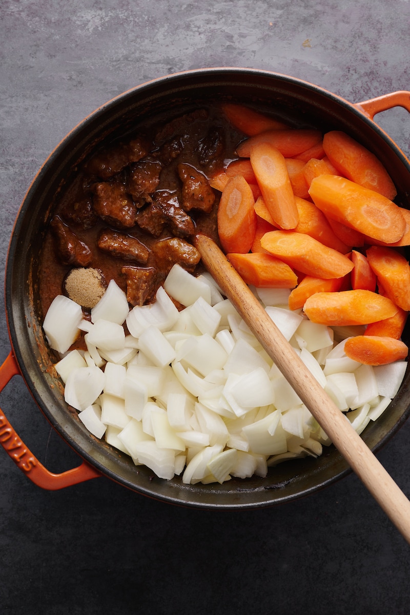 Carrot Spiked Beef