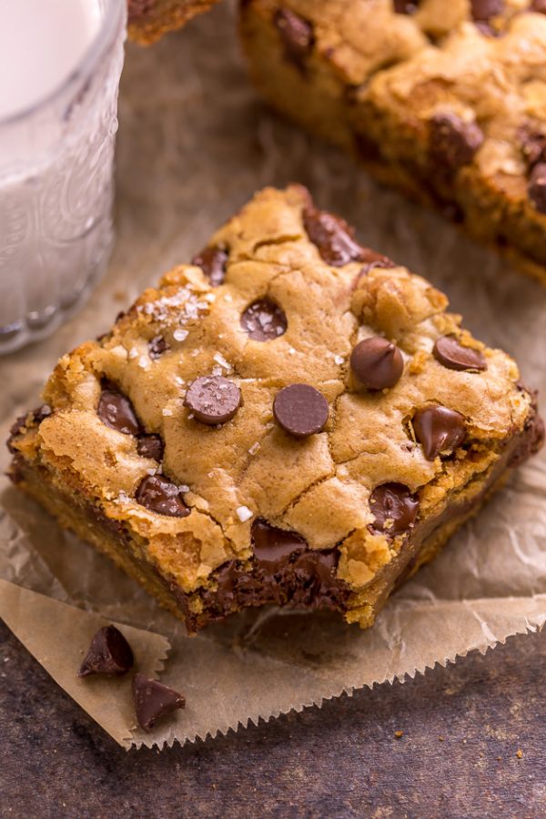 Bailey’s Irish Cream Chocolate Chip Cookie Bars Baker By Nature