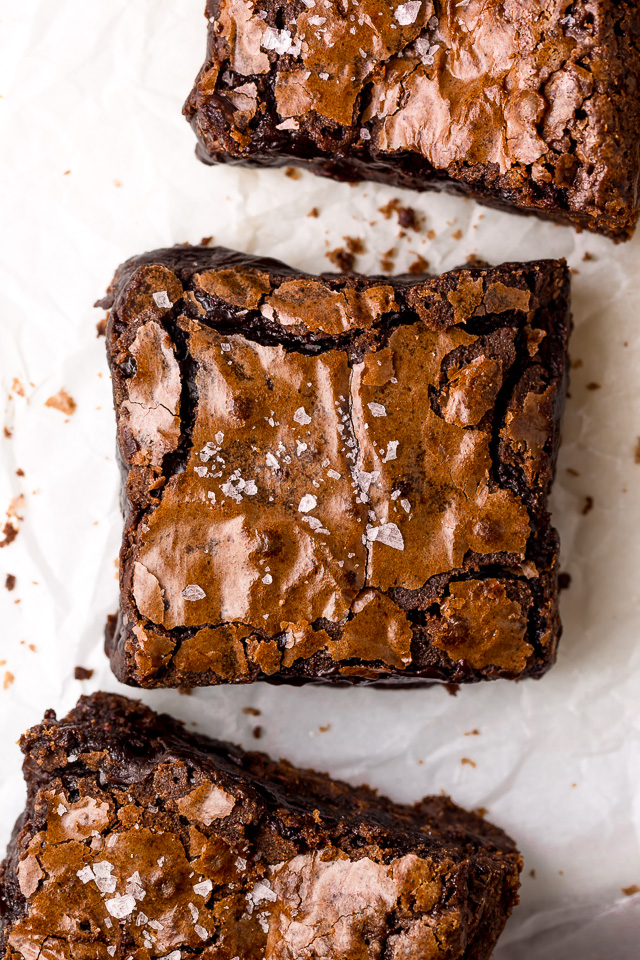 Stovetop Homemade Fudgy Brownies Recipe • Pint Sized Baker