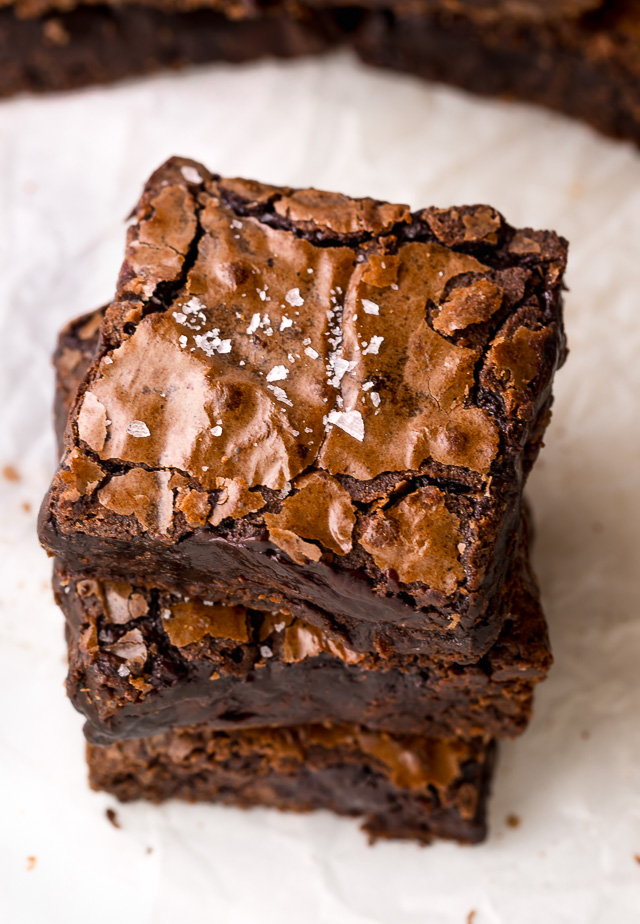 Skip the boxed brownie mix and make The BEST Cocoa Fudge Brownies instead! This recipe calls for everyday ingredients like butter, oil, eggs, sugar, unsweetened cocoa powder, all purpose flour, and salt. These super fudgy brownies are best served with a cold glass of milk!