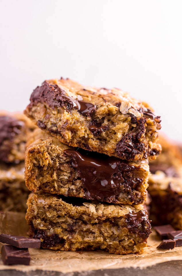 The Best Oatmeal Cookie Bars Baker by Nature
