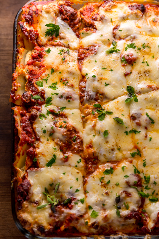 The Best Homemade Lasagna Recipe - Baker by Nature