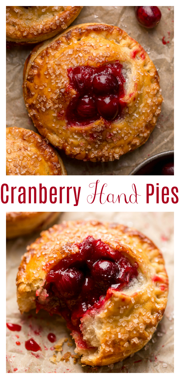 Cranberry Hand Pies - Baker by Nature