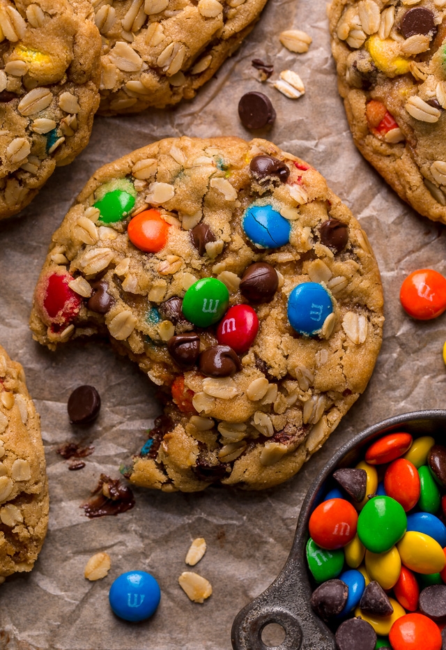 M&M Cookie Bites - Baker by Nature