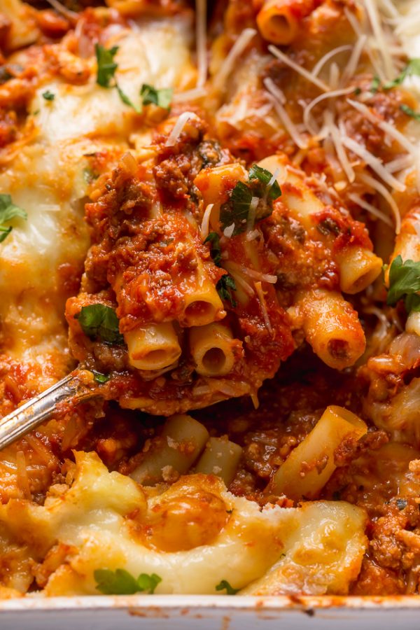 Best Ever Baked Ziti Recipe - Baker by Nature