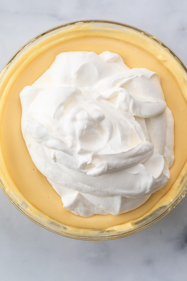 Whipped cream instead of whipped egg whites