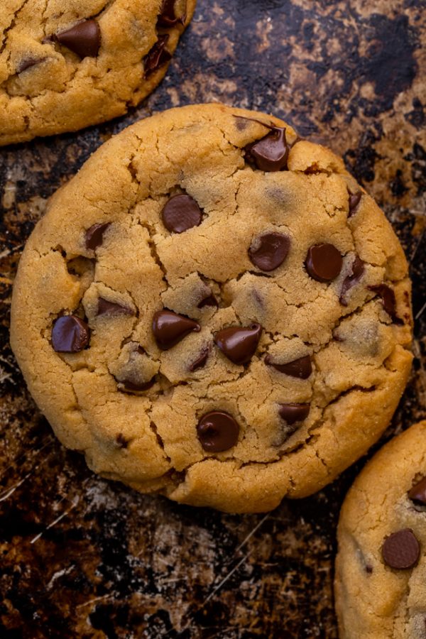 Bakery-Style Peanut Butter Chocolate Chip Cookies - Baker By Nature