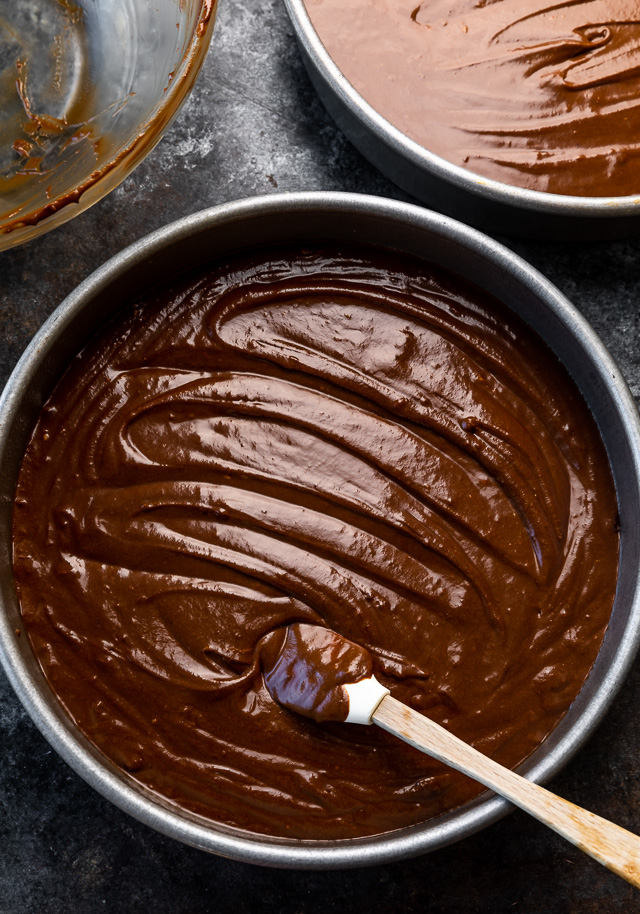 If you love chocolate cake, you have to try this sinfully delicious recipe for Devil's Food Cake! It's an old-fashioned recipe that's intensely rich, moist yet dense, and totally decadent! Exploding with rich chocolate flavor and covered in chocolate frosting, it's sure to become your favorite chocolate cake recipe!