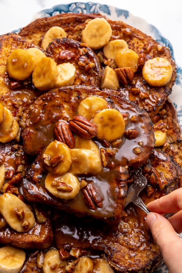 Easy Bananas Foster French Toast Baker by Nature